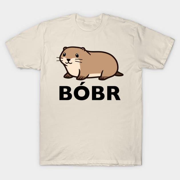 Kawaii Bober - Cute Beaver T-Shirt by Seraphine